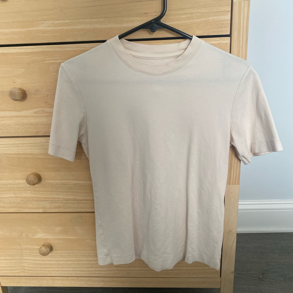Mm lafleur Leslie T-Shirt—Compact Cotton :: Ivory